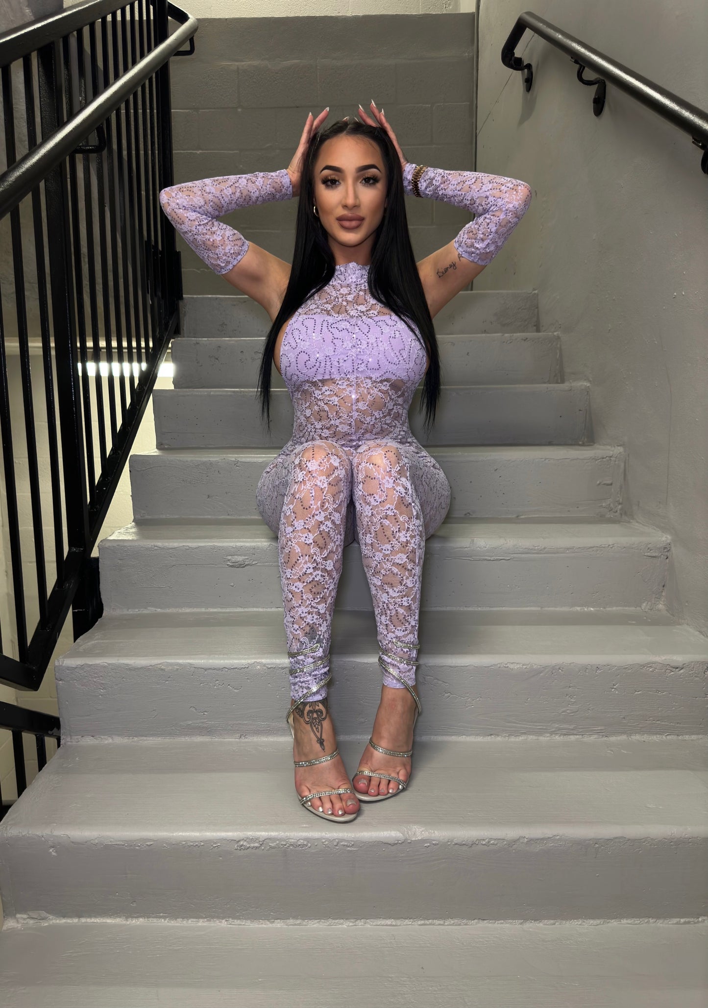 Zion Jumpsuit In Lilac